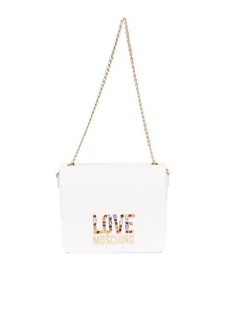 Borsa con tracolla bianco LOVE MOSCHINO | JC4334PPOIKJ0-100